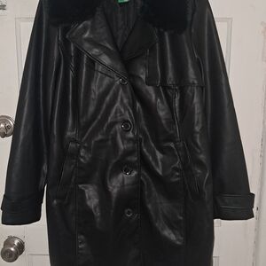Vince Camuto Midnight Leather Jacket
